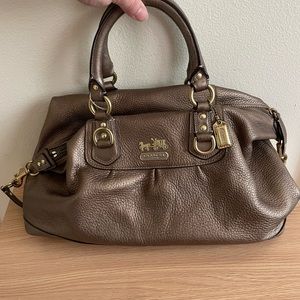 Bronze Coach handbag
